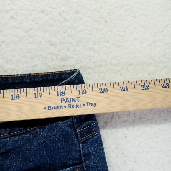 Just My Size Women 18W Average Bootcut Jeans Dark Wash Stretch Denim Indigo - Picture 3 of 9